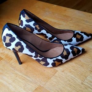 Coach faux fur pumps